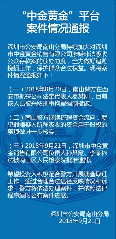 深圳警方案情通报：投之家新追回440万，钱富宝实控人已被网上追逃