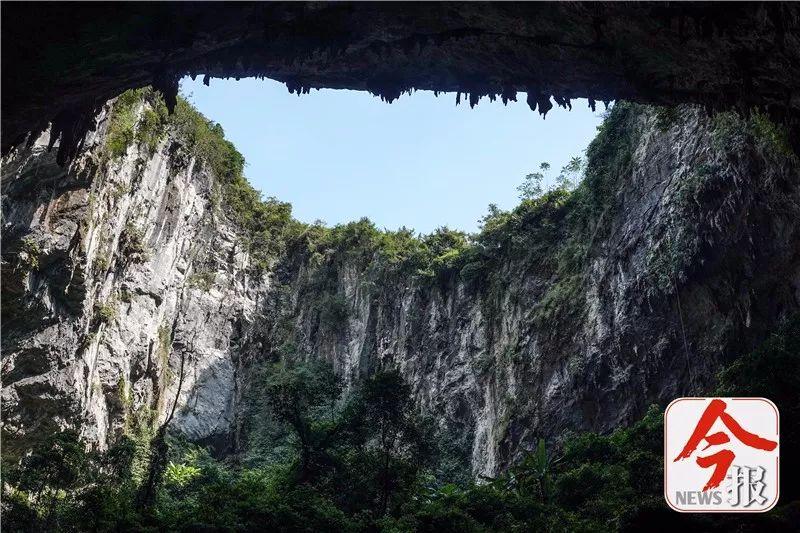 天坑照曝光！广西发现“世界级”巨型洞穴大厅