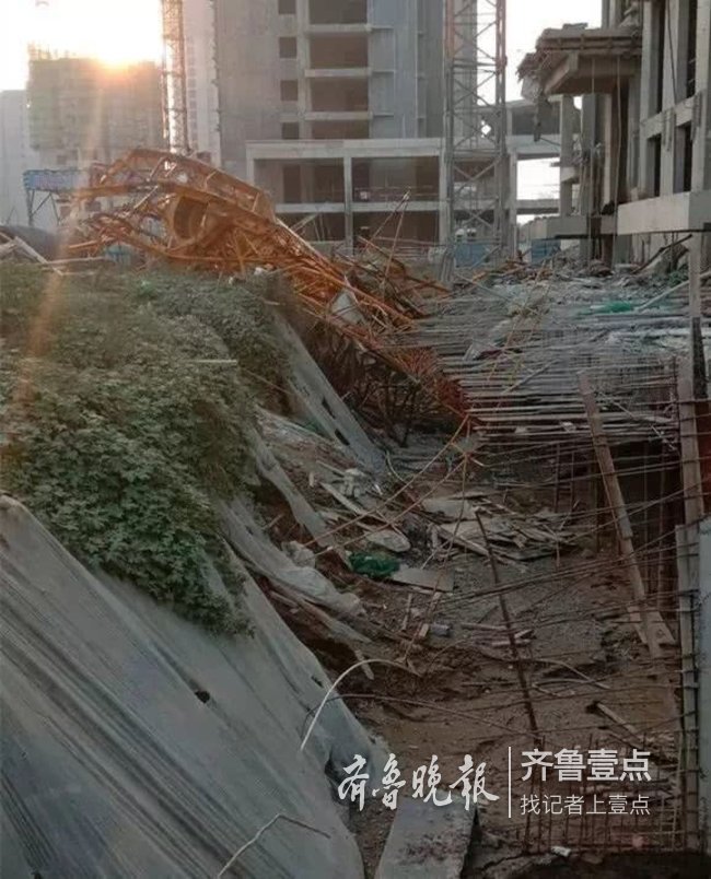 定陶一工地塔吊倒塌，3人死亡，全区在建工地已全停
